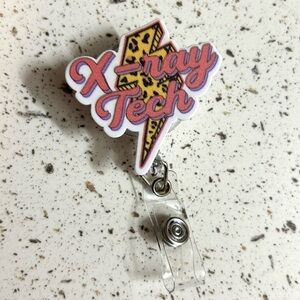 Cute X-Ray Tech Belt Clip Badge Reel
